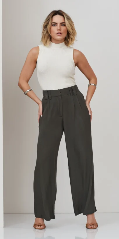 TRICOT GOLA ALTA DETALHE FRENTE