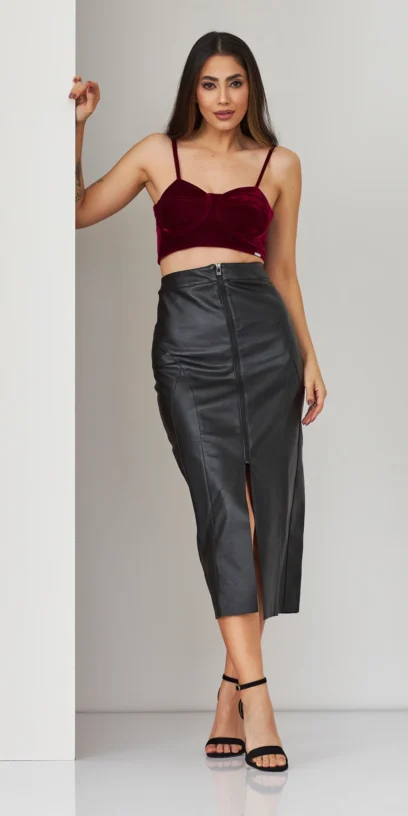 CROPPED DE VELUDO