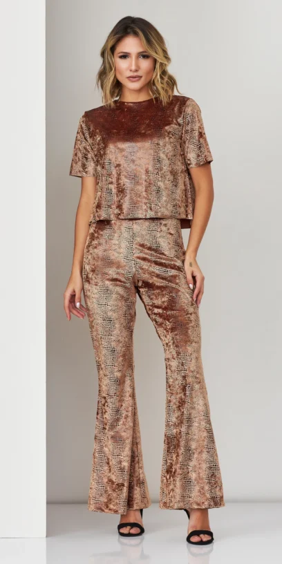 CALÇA FLARE SNAKE