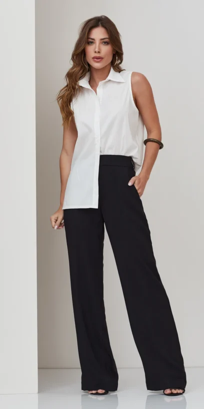 CAMISA DE TRICOLINE CAVADA