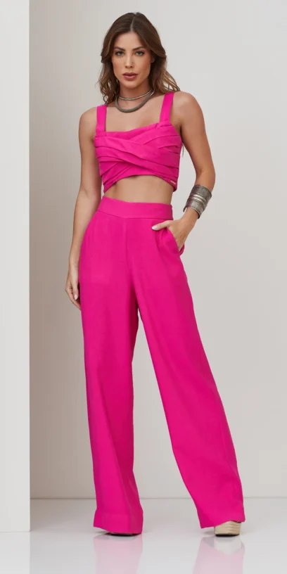 CROPPED DE LYOCELL TRANSPASSADO