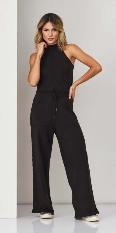 REGATA TRICOT MODAL TRANÇA