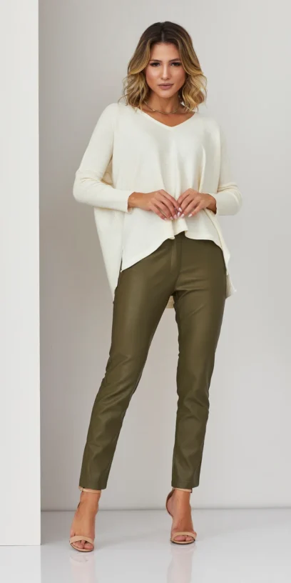 BLUSA TRICOT MODAL AMPLA DECOTE V