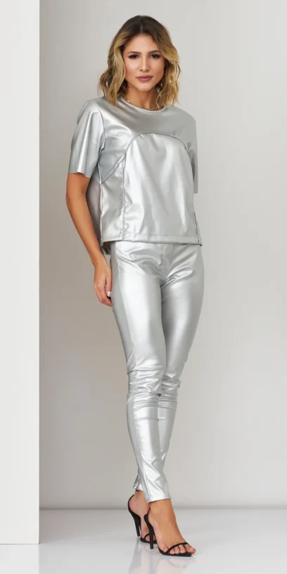 LEGGING METALIZADO