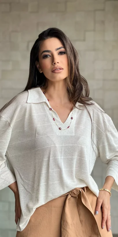 BLUSA POLO DE MALHA