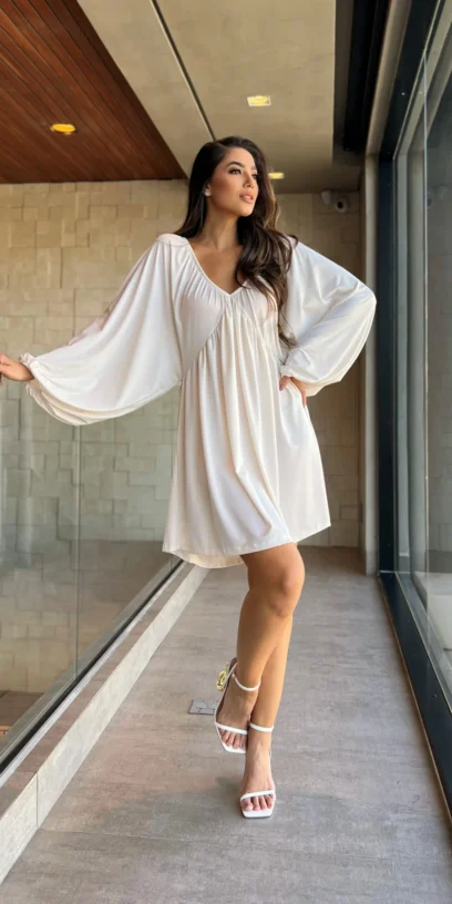 VESTIDO AMPLO JERSEY