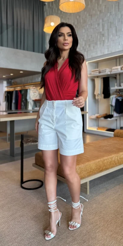SHORT ALFAIATARIA DE SARJA