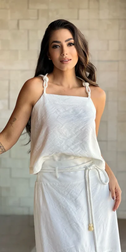 BLUSA ALÇAS CORDÃO