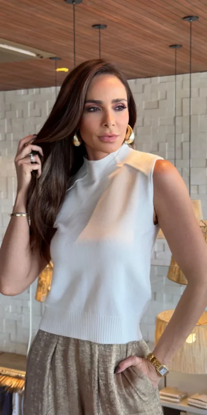 REGATA TRICOT CASHEMERE NERVURAS