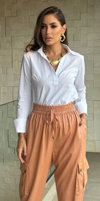 CAMISA DE ALGODÃO ESSENCIALS