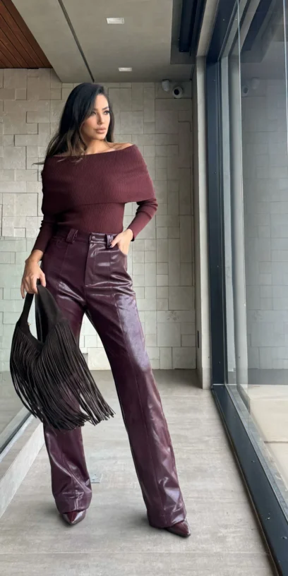 CALÇA FLARE PHYTON CABERNET