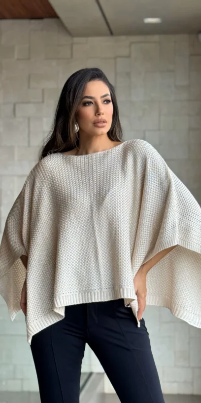 CAPA TRICOT RENDADA