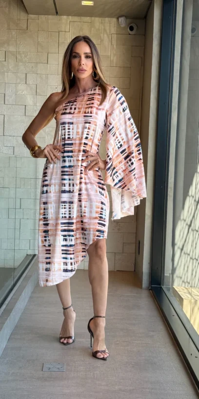 VESTIDO ASSIMETRICO AMPLO TIE DYE