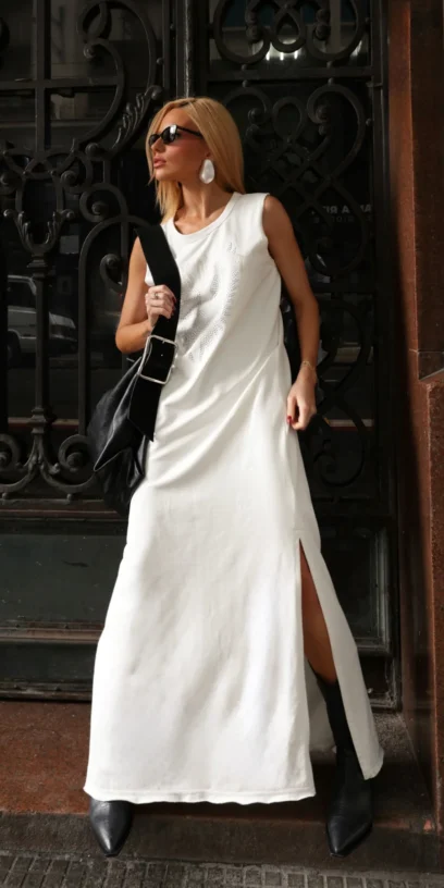 VESTIDO MIDI MOLETINHO ASAS